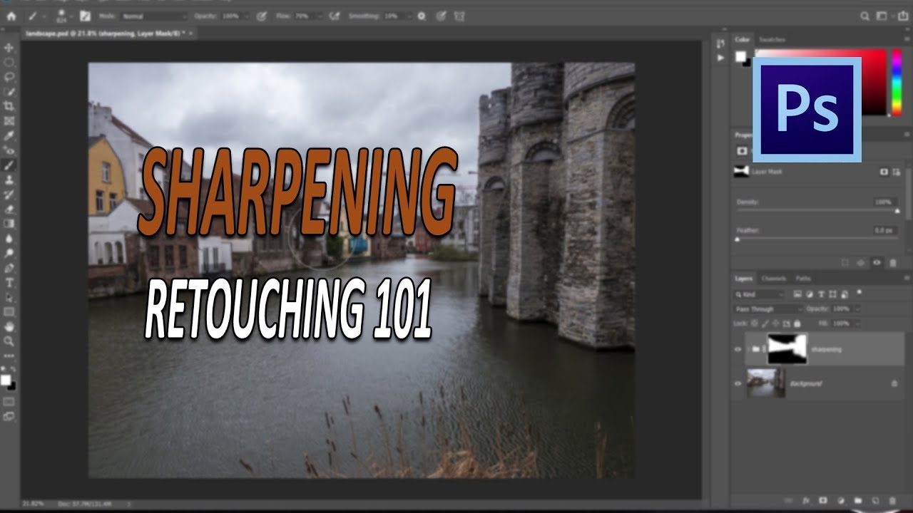 Retouching 101 Sharpening in CC 2019 (Greek) YouTube