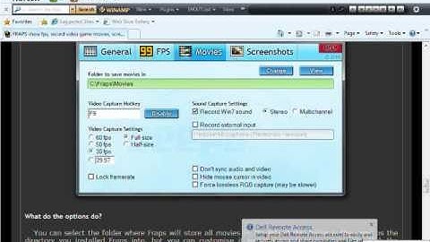 How to Set Up Fraps with Your Mic or Headset