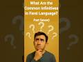 What Are the Common Infinitives in Farsi Language? (Part Seven) #farsi