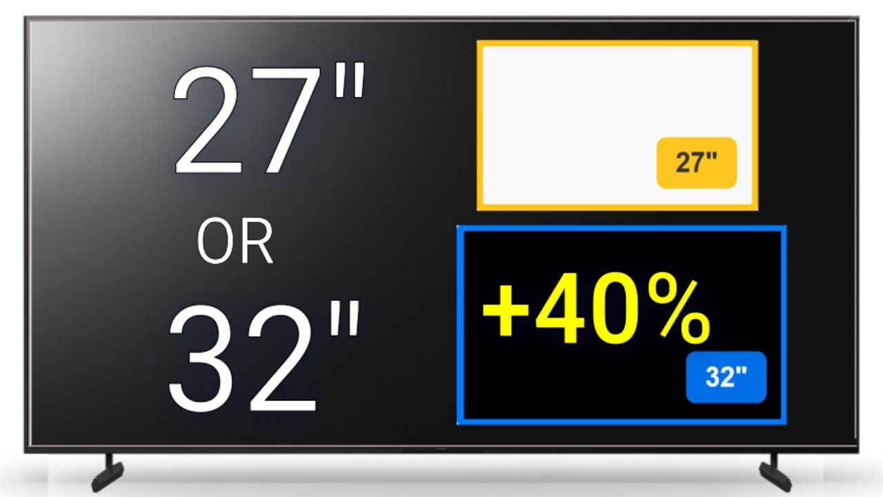 27 vs 32 Inch Monitor - Which One Should You Actually Buy? - YouTube