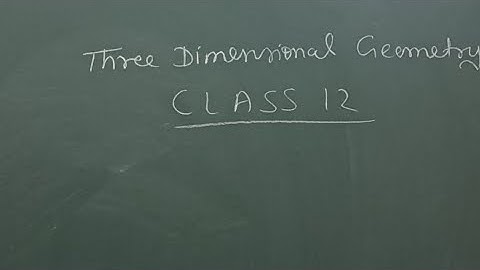 Live Class | Three Dimensional Geometry / shortest distance / Class 12 RBSE  ch-14 ,example 17 , 18