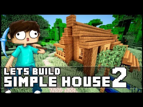 Minecraft How To Build A Simple Starter House 2 Youtube