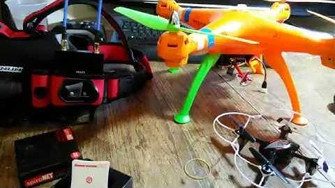 Syma X8W Altitude Hold conversion and Quanum V2 Pro Googles