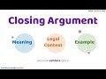 Closing Argument Meaning Legal Context & Example Legal Terms Simplified @LawMint
