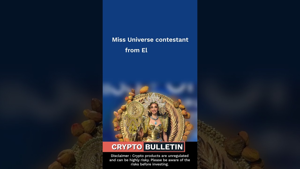 BTC and ETH price surge | Miss Universe from El Salvador walks the stage  holding Bitcoin mace. - YouTube
