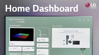 LG Home Dashboard | Control all connected devices | LG WebOS TV | WebOS 2022 screenshot 3