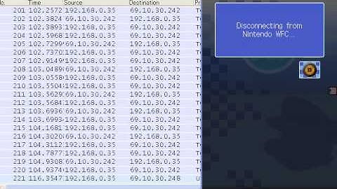 Mario Kart DS WiFi Capture with Wireshark