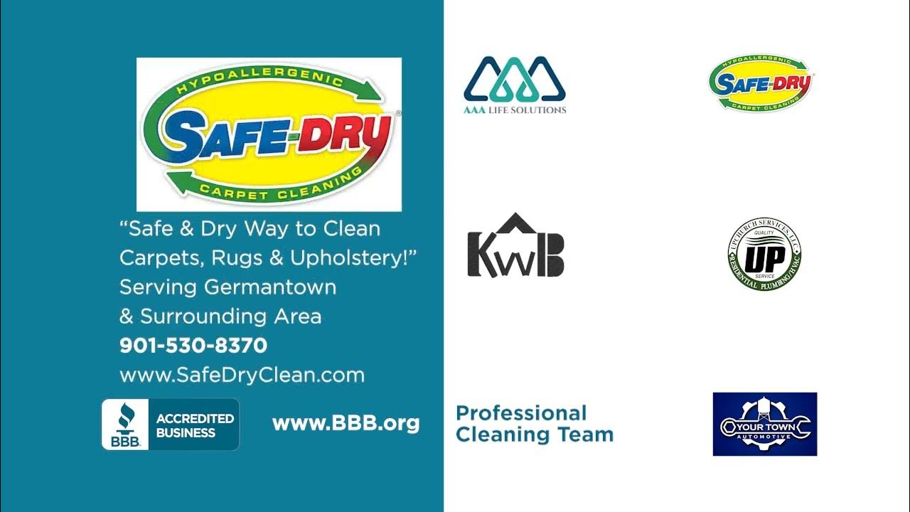 BBB Commercial Featuring SafeDry Carpet Cleaning of Germantown YouTube