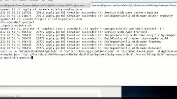 Openshift 3 Application Build & Deploy