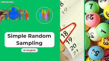 What is simple random sampling in statistics or research | Steps & Examples Explained | In English