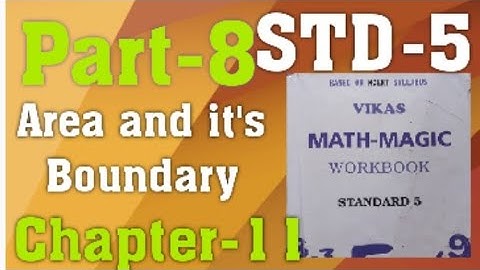 STD-5#Mathsmagic#workbook#Chapter-11#Area And It