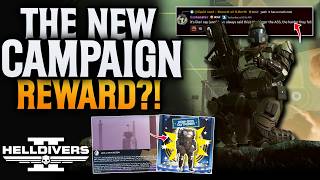 Helldivers 2 New Armour Reward & New TCS Update?!