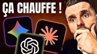 Actus IA : Google dégaine... ChatGPT et Claude ripostent !