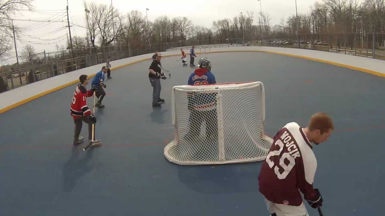 Roller Hockey Fords Park 3/24/13 YouTube