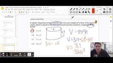 Math 7 Topic 13 Volume & Surface Area ECART Review Video - Google Slides