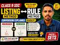 Listing Method and Rule Method Explained | Class 9 SSC Maths 1 | Maharashtra Board