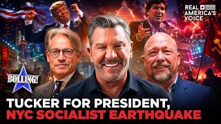 ALEX JONES ON TUCKER 2028 PRESIDENTIAL RUN, NEW YORK SOCIALIST TAKEOVER | ERIC BOLLING SHOW