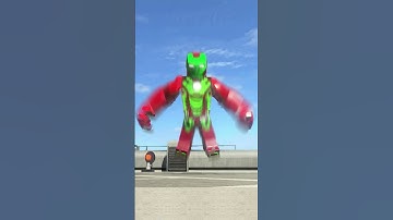 RED HULK Transforms into Green & Red Ironman 42 - LEGO Marvel Super Heroes