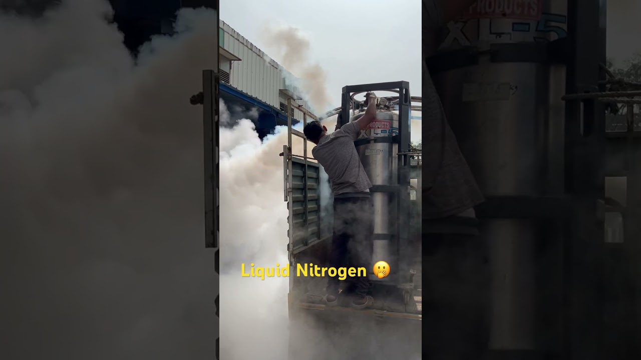 Liquid nitrogen release 