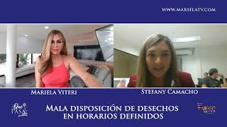 Qué Pasa? Stefany Camacho. Mala Disposición De Desechos En Horarios Definidos.