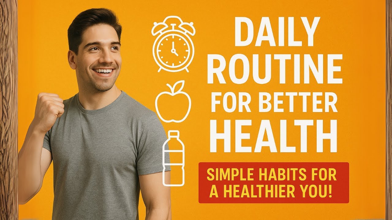 🌞 Daily Routine for Better Health – Simple Habits for a Healthier You ...