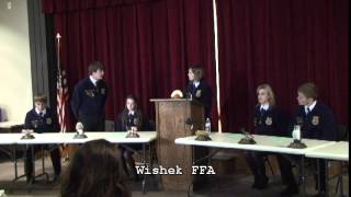 ND FFA 2014 State Parli Pro Finals - Wishek