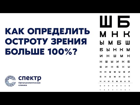 Как выглядит 100 зрение