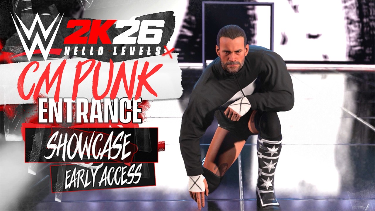 WWE 2K26 Showcase Entrances - CM Punk Entrance at WrestleMania 35