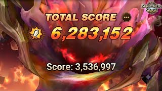 6.2 MILLION FOR FIRE BOSS, TEMPLE OF CHAOS [Summoners War : Sky Arena] screenshot 4