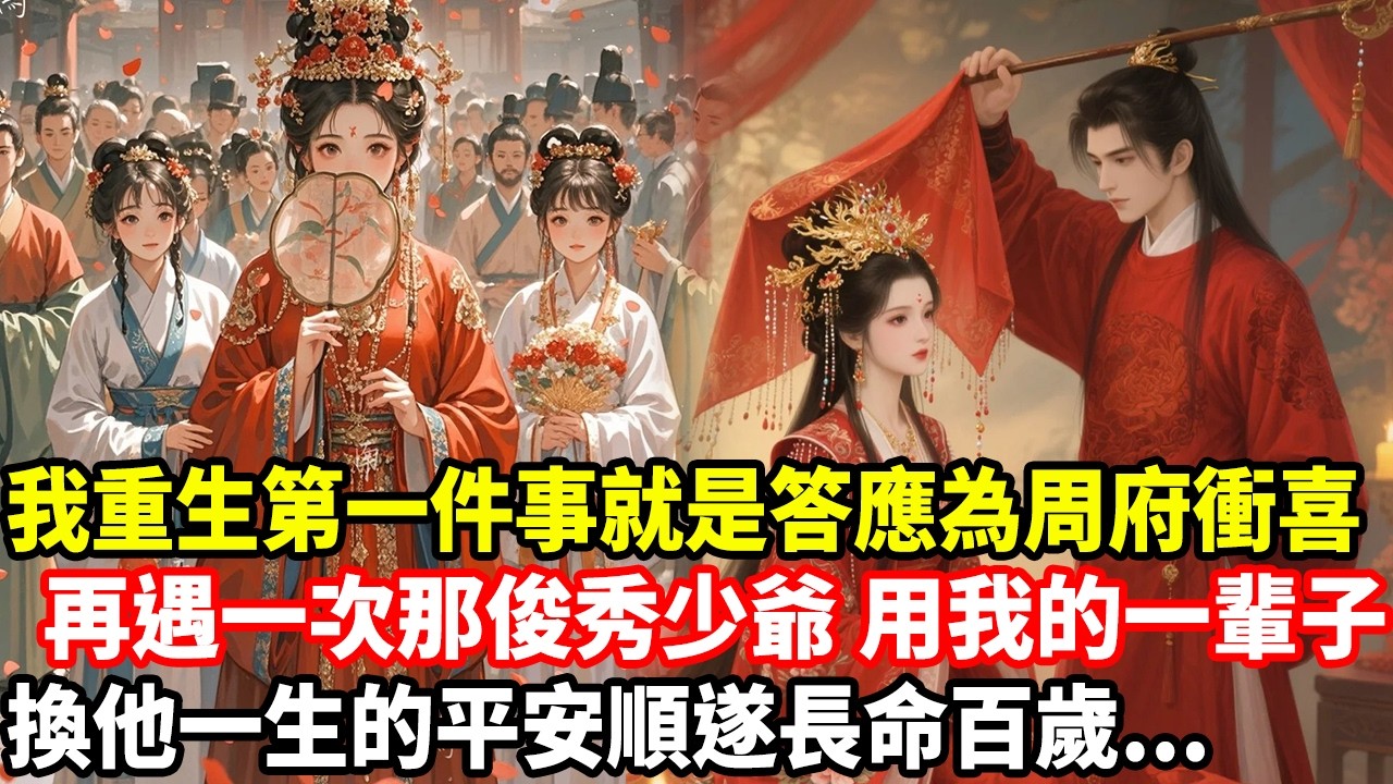 我重生第一件事就是答應為周府衝喜，再遇一次那俊秀少爺，用我的一輩子換他一生的平安順遂長命百歲...