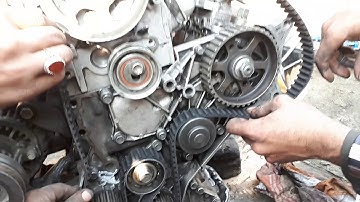 how to toyota 1c 2c 3c diesel engine timing installation urdu in hindi