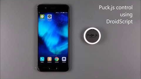 Puck.js Control Using DroidScript