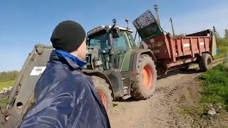 Fendt 716 ir POLGROM skutikas