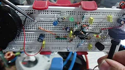 two Lm324 4-channel opamp field detector