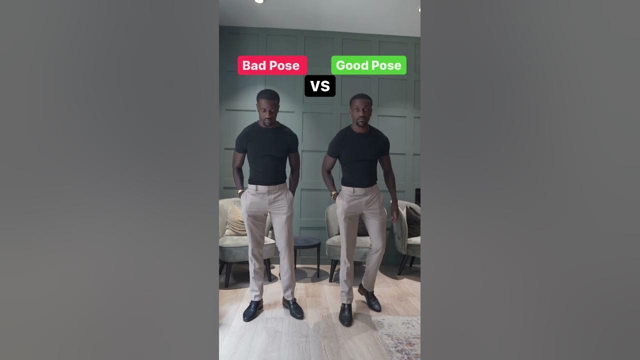 Bad Pose VS Good Pose | Fashion and Style | Daniel Asante #shorts - YouTube