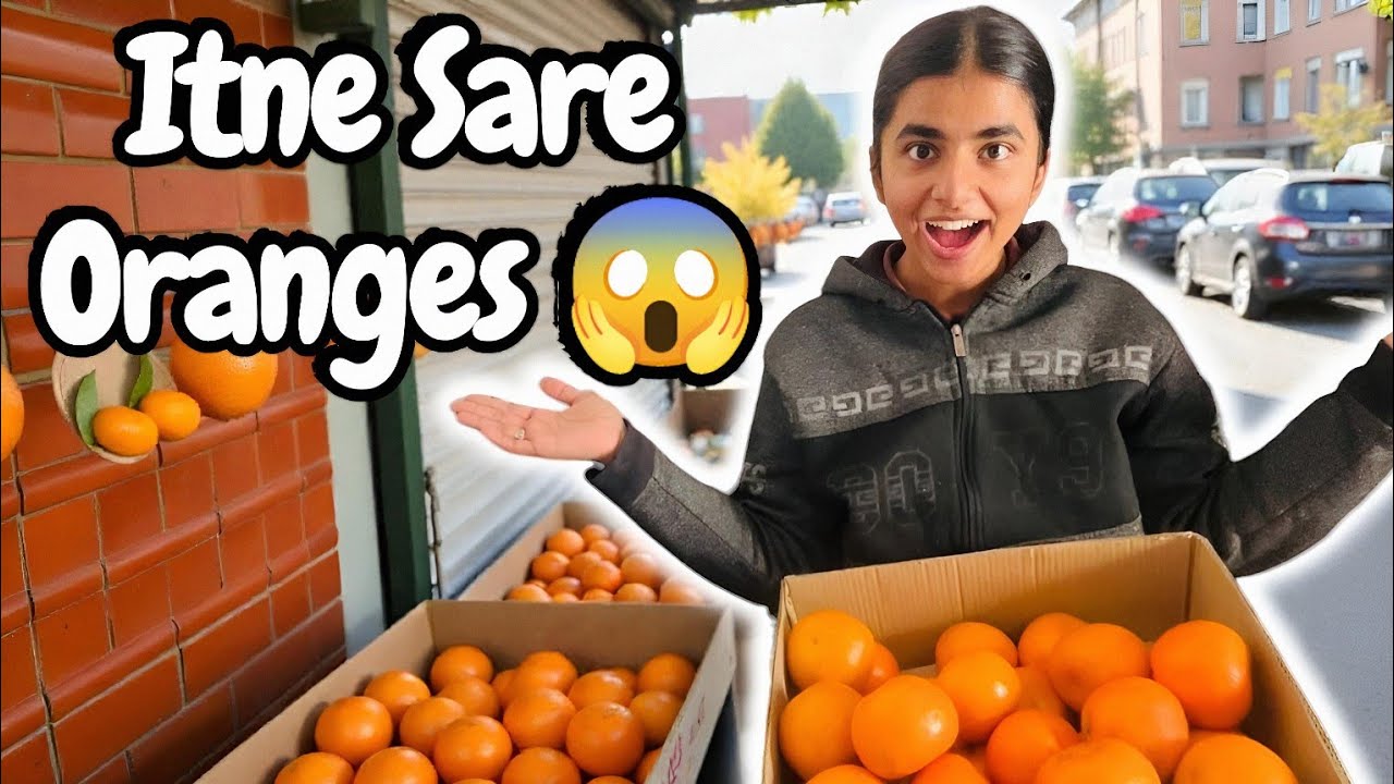 OMG 😱 Itne Sare Oranges ll Juice Ho Gya Khrab 😭