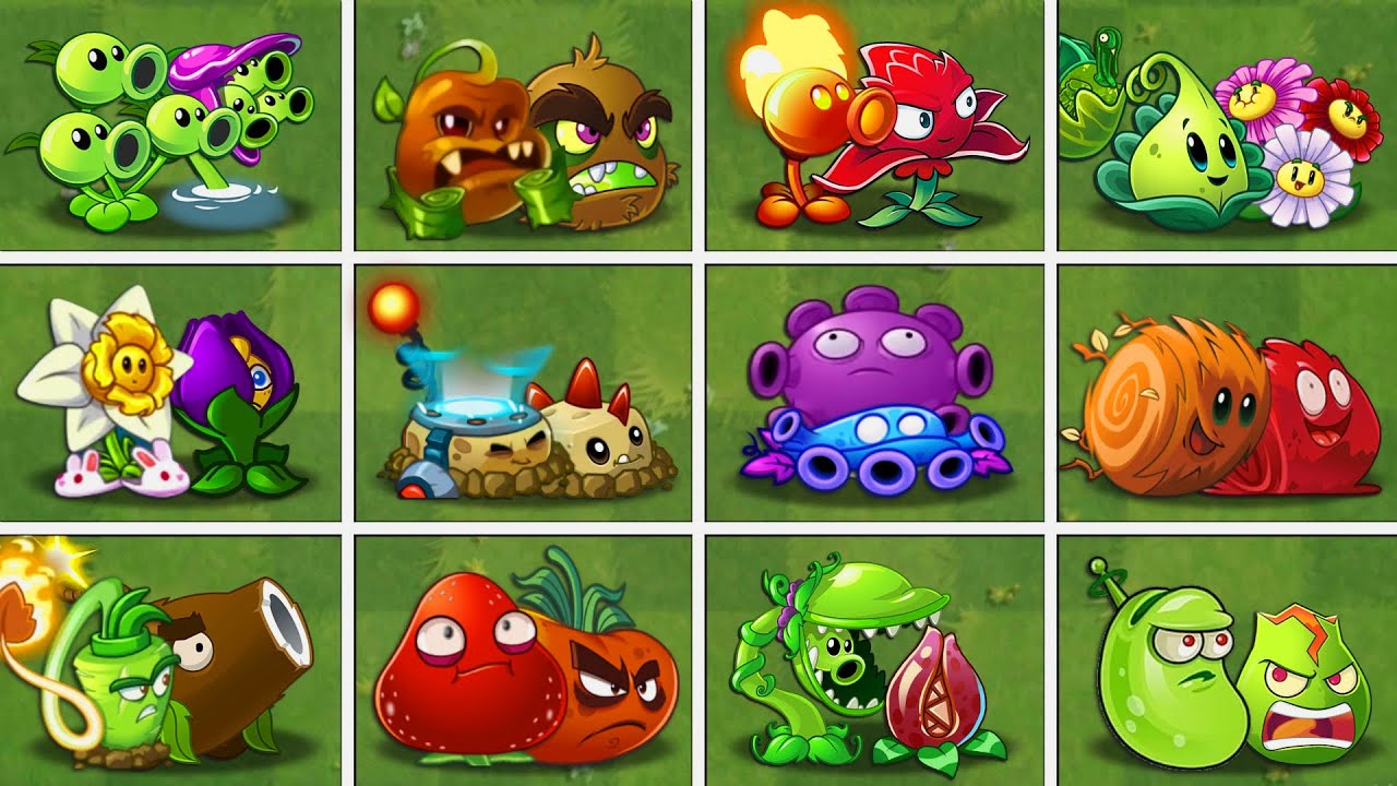 PvZ2 - 20 Best Combos Power-Up - Which Team Plants Will Win ?