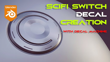 Scifi DECAL TUTORIAL for Blender with Decal Machine