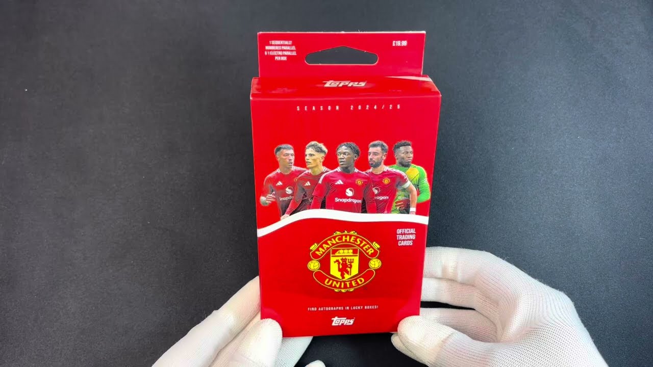 Topps Manchester United Fan Set box 24/25 Opening Mr-rel - YouTube