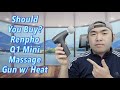 Should You Buy? Renpho Q1 Mini Massage Gun with Heat