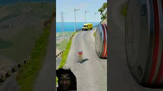 Mountain Road Car Crash 3D Video| Entertainment video 📸 #3dcarcrash #BeamNG#carcrashsimulator