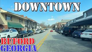 Buford - Georgia - 4K Downtown Drive