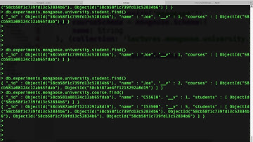mongodb one to many and many to many relations friday 3:18 webdev spring 2017