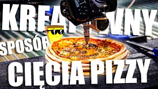 How to cut a pizza - waterjet method !!