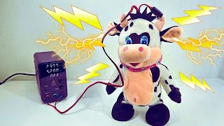 I connected HIGH VOLTAGE to Toys! #3. Electric Experiment