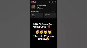 100 Subscribers Complete✅💯 Thank You Guys🥺 #100subscribers #1000subscriber #2025 #viral #shorts #ai
