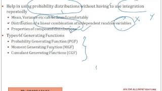 Actuary CT 3 Probability Generating Functions