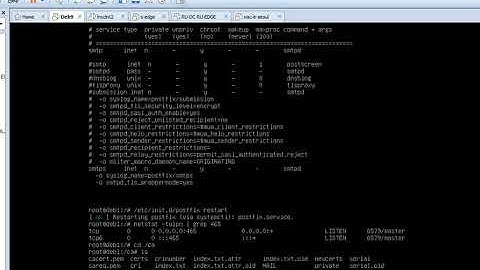 Configure SMTPS Postfix