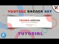 How To Make A Banner For YouTube In Pixellab Channel Art Tutorial 2021 | Techno Krrish