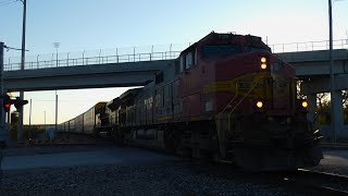 BNSF 736 w/ Nice K5LLA Leads Northbound Autorack Train At McNeil, Texas - 11/16/2025